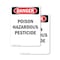 Signmission Poison Hazardous Pesticide Danger Sign, Plastic, 7in W x 10in L, 2PK OS-2PACK-DS-P-710-V-1979 - alternate 1